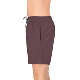 Men's Mid-Length Swim Shorts - Classic Beachwear for Summer Fun
