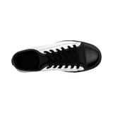 Classic Black & White Men's Sneakers - Timeless Style for Everyday Wear