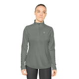 Stylish Ladies Quarter-Zip Pullover - Perfect for Casual Outings & Active Days