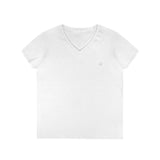 Comfortable Ladies' V-Neck T-Shirt - Perfect for Casual Outings