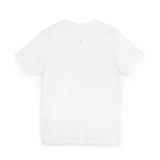 Minimalist White Unisex Jersey T-Shirt - Casual Comfort for Everyday Wear