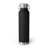 Stylish 22oz Copper Vacuum Insulated Water Bottle - Perfect for Hydration on the Go!