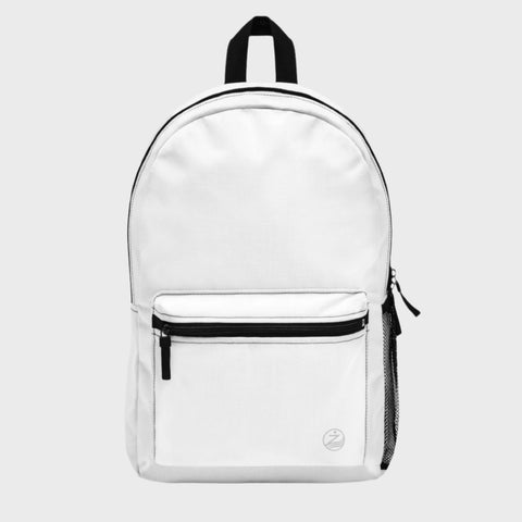 Minimalist White Backpack - Stylish and Functional for Daily Adventures