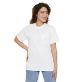 Unisex Heavy Cotton Pocket Tee - Casual Comfort for Everyday Wear