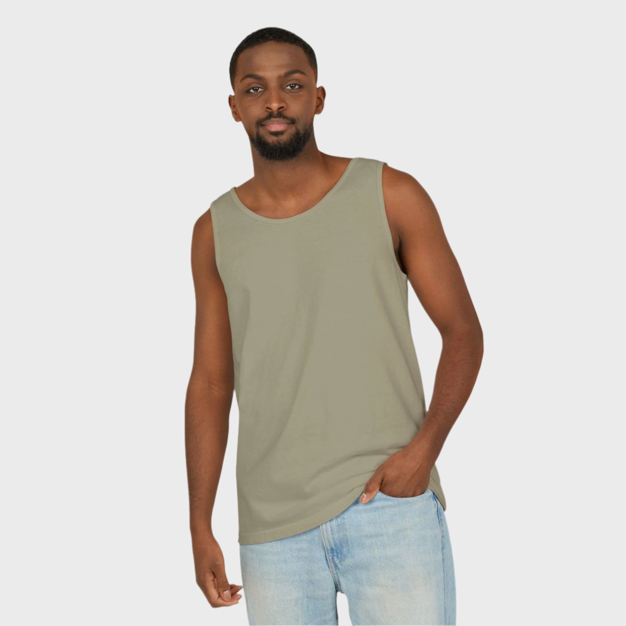 Garment-Dyed Unisex Tank Top - Soft, Casual Summer Essential