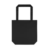 Minimalist Black Cotton Tote Bag - Eco-Friendly Shopping Essentials