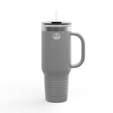 40oz Insulated Travel Mug with Straw - Perfect for Adventurers and Commuters