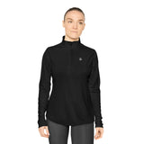 Stylish Ladies Quarter-Zip Pullover - Perfect for Casual Outings & Active Days