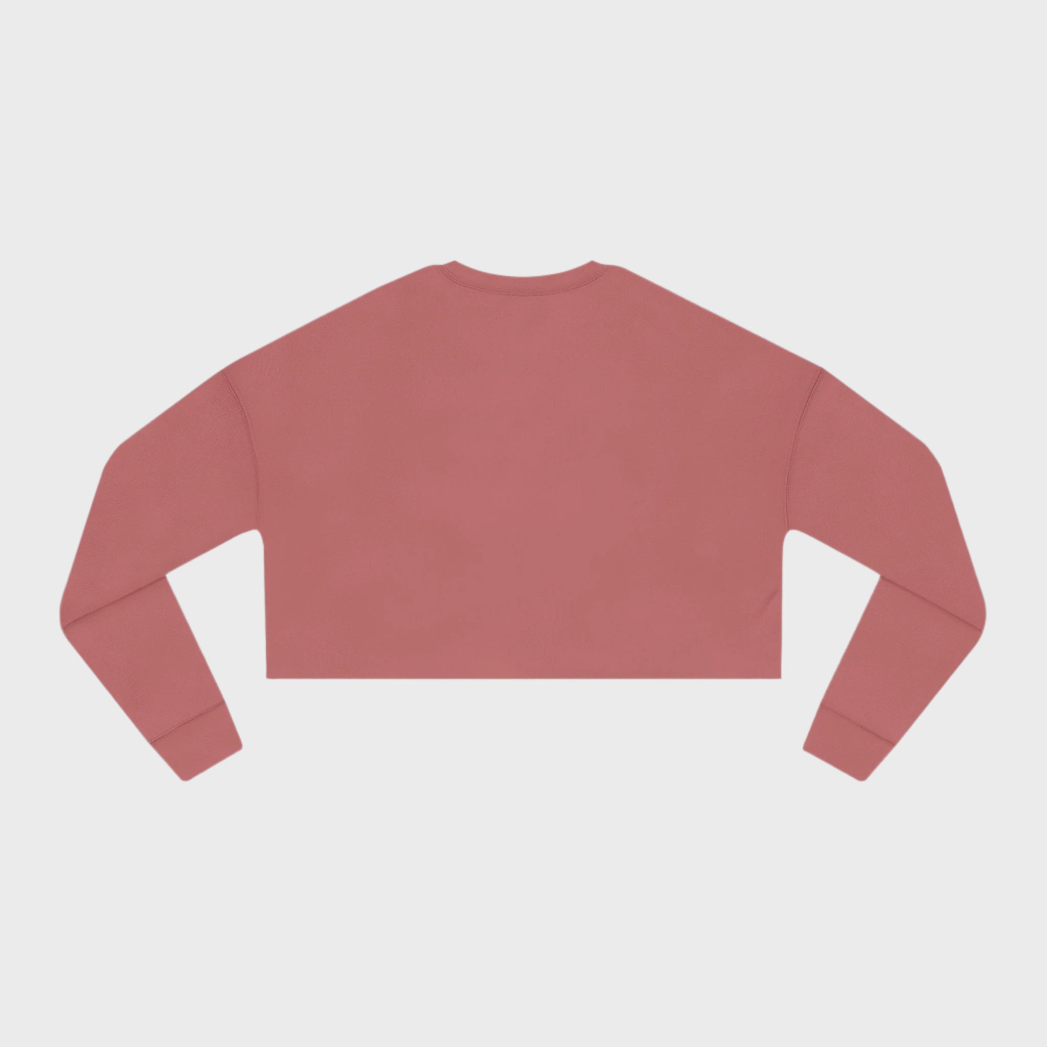 Stylish Women's Cropped Sweatshirt | Trendy Pink Apparel for Casual Outfits