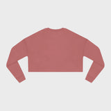 Stylish Women's Cropped Sweatshirt | Trendy Pink Apparel for Casual Outfits