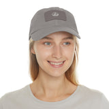 Stylish Dad Hat with Leather Patch - Casual Fashion Accessory