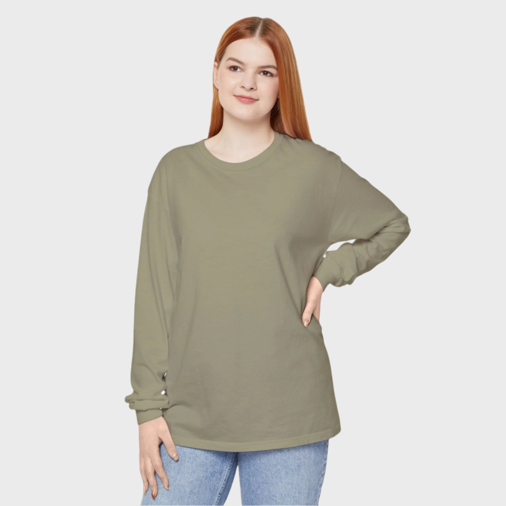 Cozy Unisex Garment-Dyed Long Sleeve T-Shirt