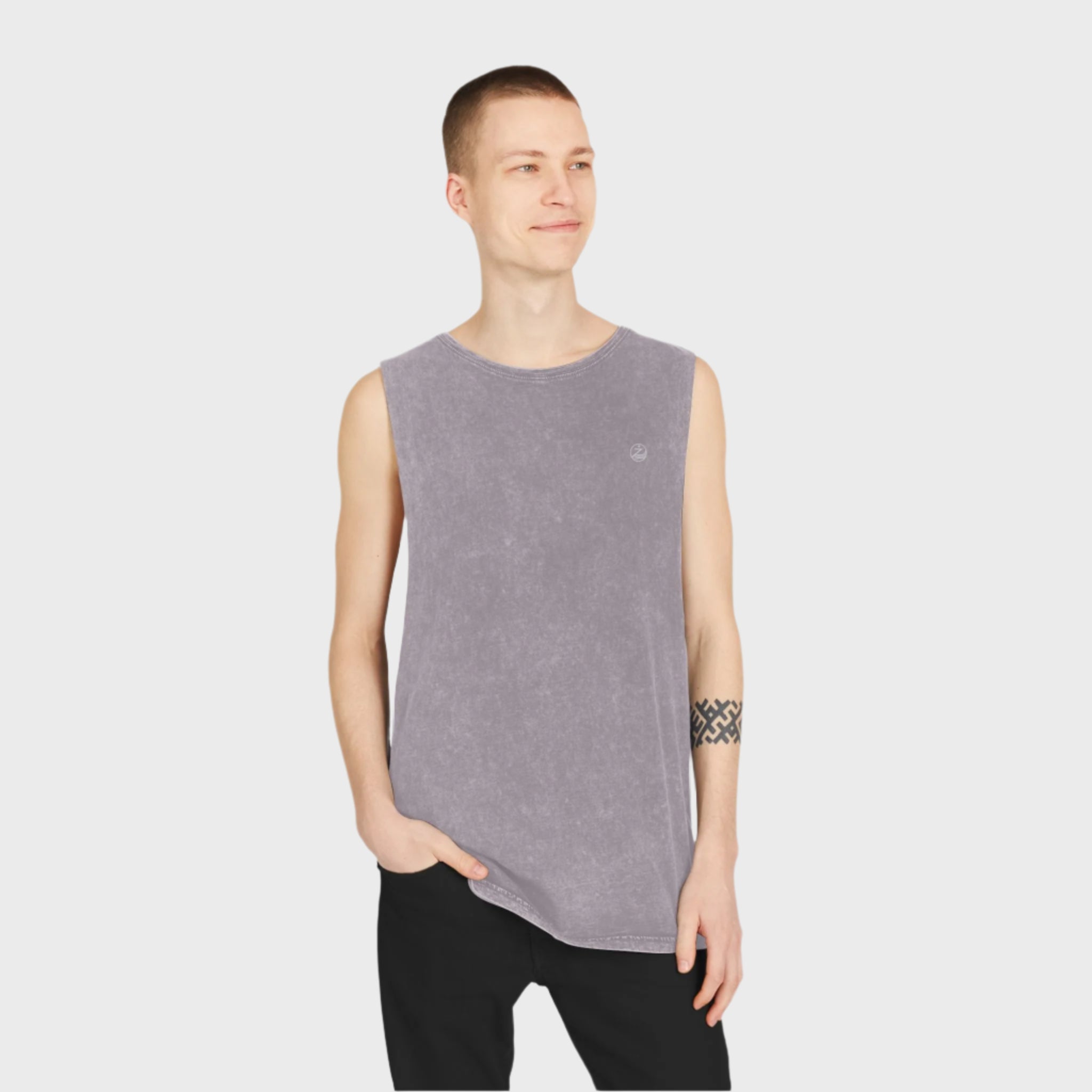 Unisex Stonewash Tank Top - Casual Summer Essential