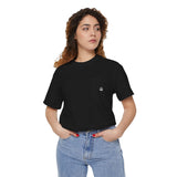 Unisex Heavy Cotton Pocket Tee - Casual Comfort for Everyday Wear