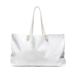 Stylish White Weekender Bag - Perfect for Travel, Beach, & Everyday Use