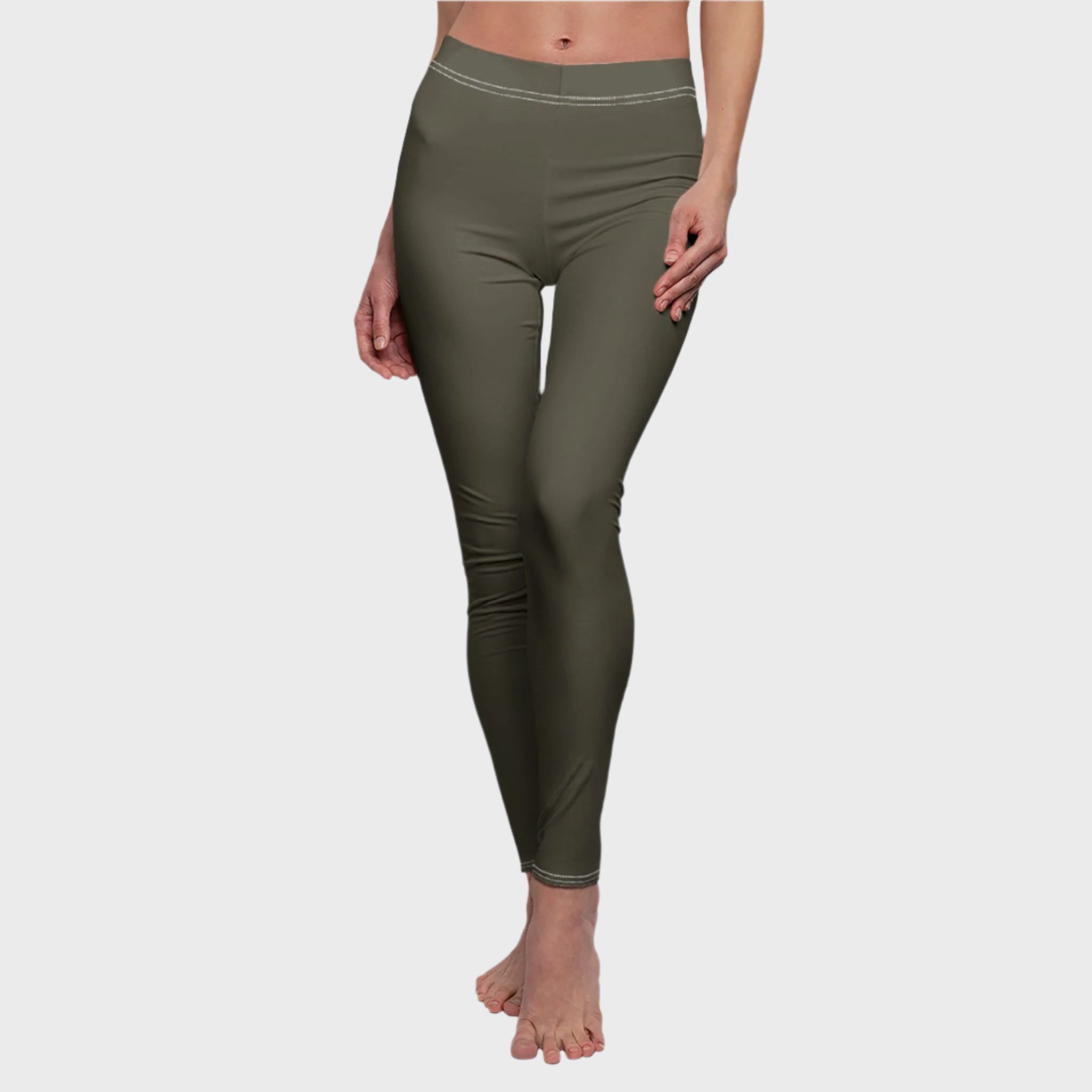Comfortable Mid-Rise Casual Leggings for Everyday Wear