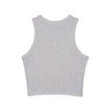 Versatile Women's Micro Rib Racer Tank Top - Perfect for Layering or Casual Outings