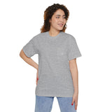 Unisex Heavy Cotton Pocket Tee - Casual Comfort for Everyday Wear