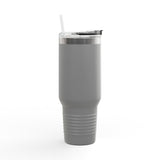 40oz Insulated Travel Mug with Straw - Perfect for Adventurers and Commuters