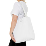 Minimalist White Tote Bag - Versatile Everyday Essential