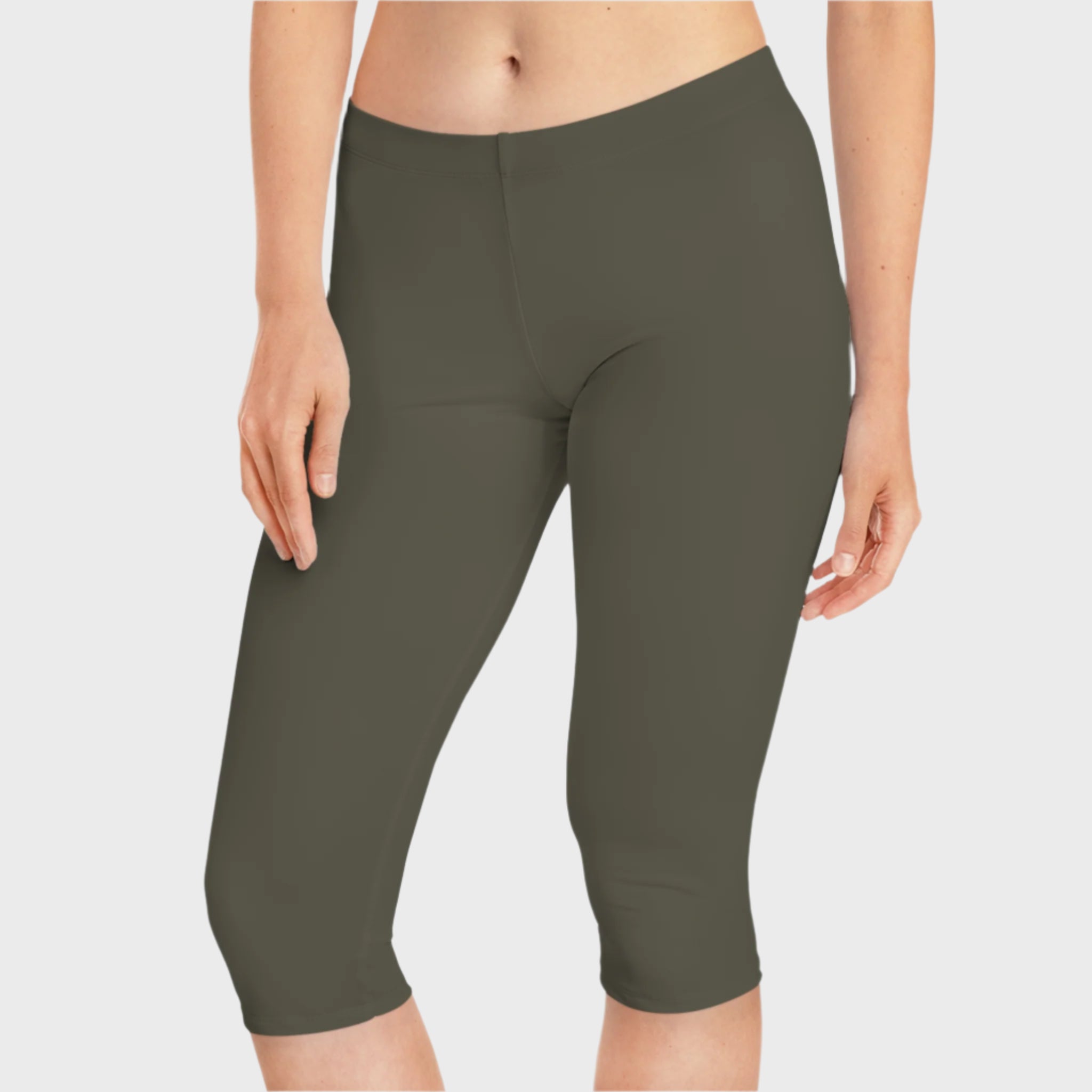 Comfortable Women's Capri Leggings – Perfect for Yoga & Casual Wear