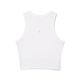 Versatile Women's Micro Rib Racer Tank Top - Perfect for Layering or Casual Outings