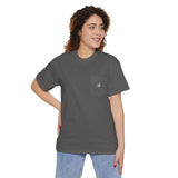 Unisex Heavy Cotton Pocket Tee - Casual Comfort for Everyday Wear