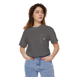 Unisex Heavy Cotton Pocket Tee - Casual Comfort for Everyday Wear