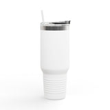 40oz Insulated Travel Mug with Straw - Perfect for Adventurers and Commuters