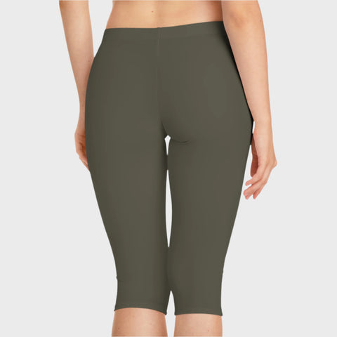 Comfortable Women's Capri Leggings – Perfect for Yoga & Casual Wear