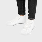 Classic White High Top Sneakers for Casual Style | Versatile & Comfortable