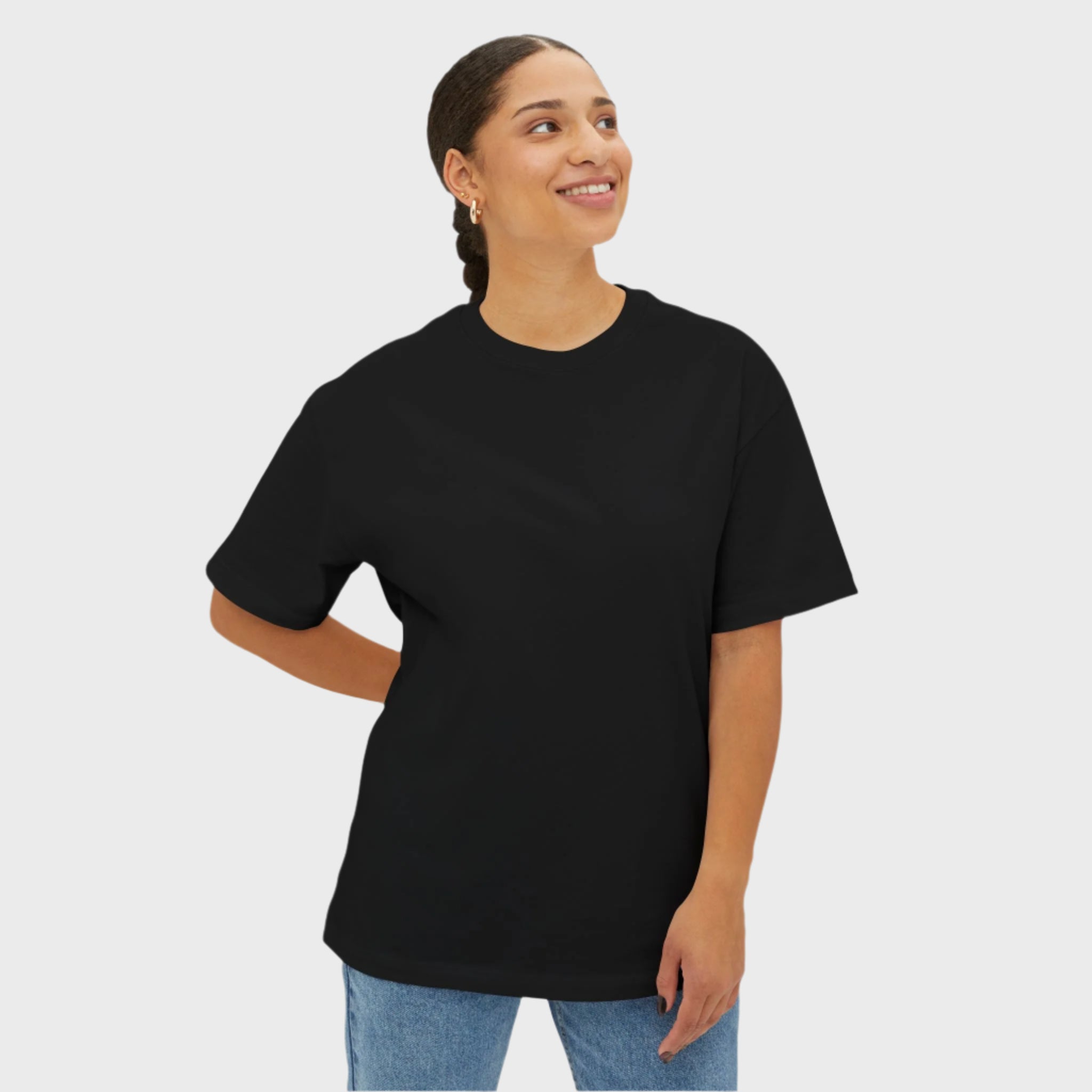 Soft Cotton Unisex Oversized Boxy Tee - Perfect for Casual Style