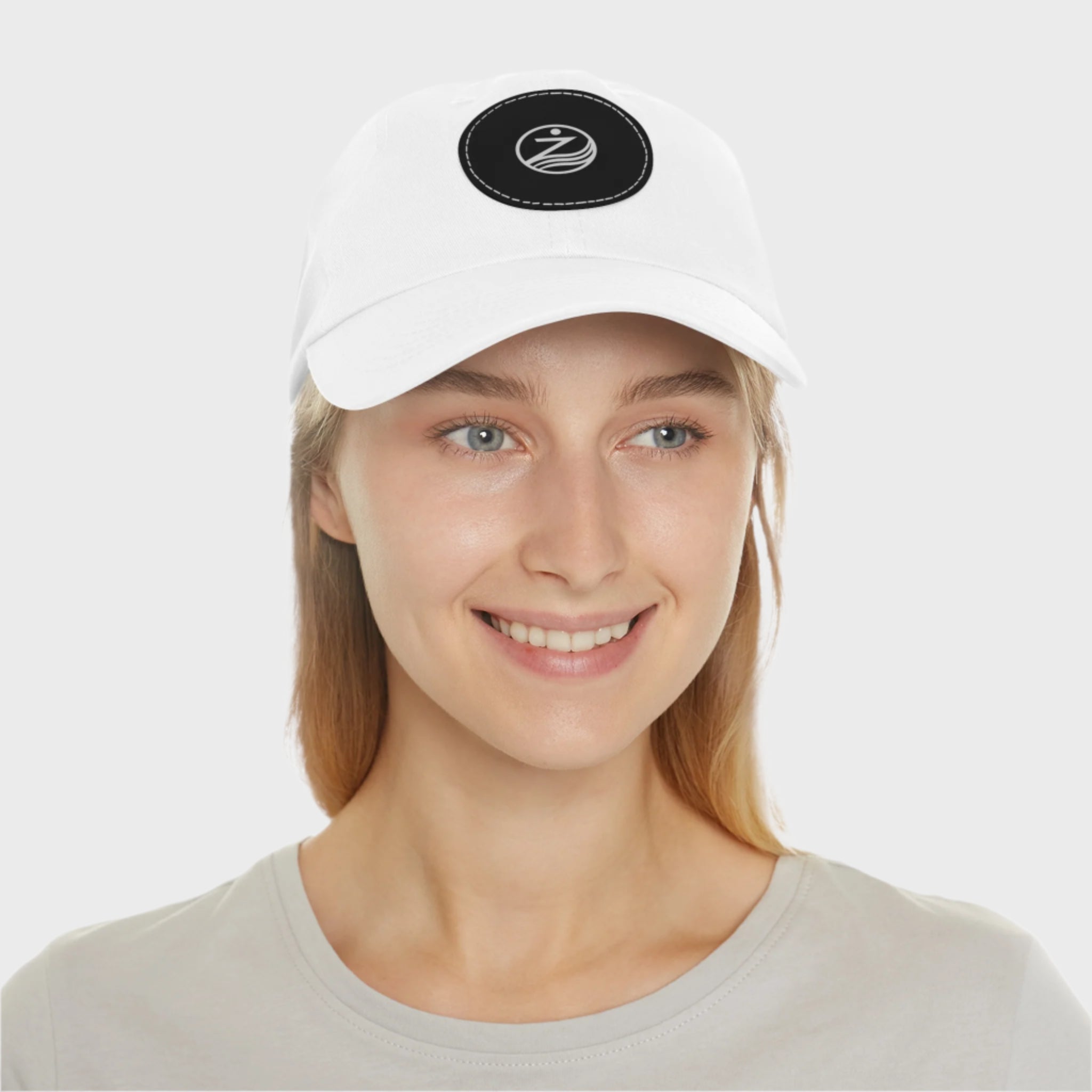 Classic Dad Hat with Leather Patch - Casual Style for Stylish Dads