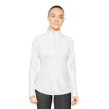 Stylish Ladies Quarter-Zip Pullover - Perfect for Casual Outings & Active Days