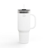 40oz Insulated Travel Mug with Straw - Perfect for Adventurers and Commuters