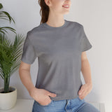 Minimalist White Unisex Jersey T-Shirt - Casual Comfort for Everyday Wear