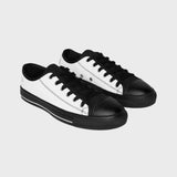 Classic Black & White Men's Sneakers - Timeless Style for Everyday Wear