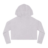 Chic Women's Cropped Hooded Sweatshirt - Stylish & Comfortable Urban Wear