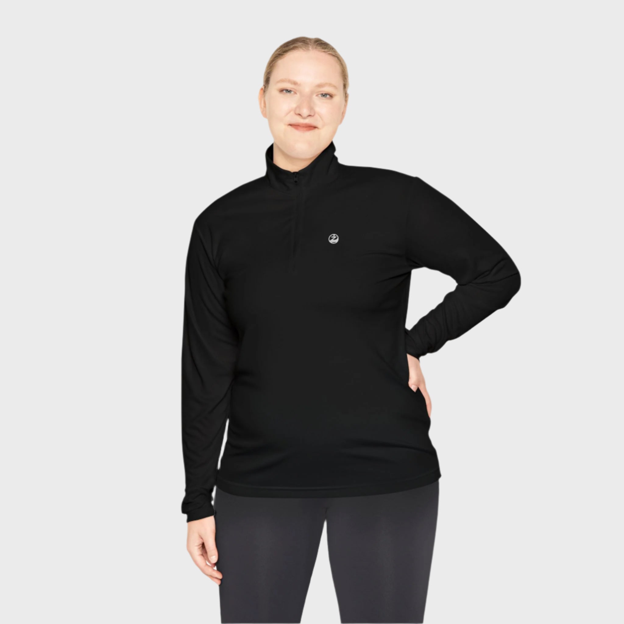 Comfortable Unisex Quarter-Zip Pullover for Everyday Wear