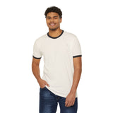Vintage-Inspired Unisex Cotton Ringer T-Shirt - Casual Everyday Wear