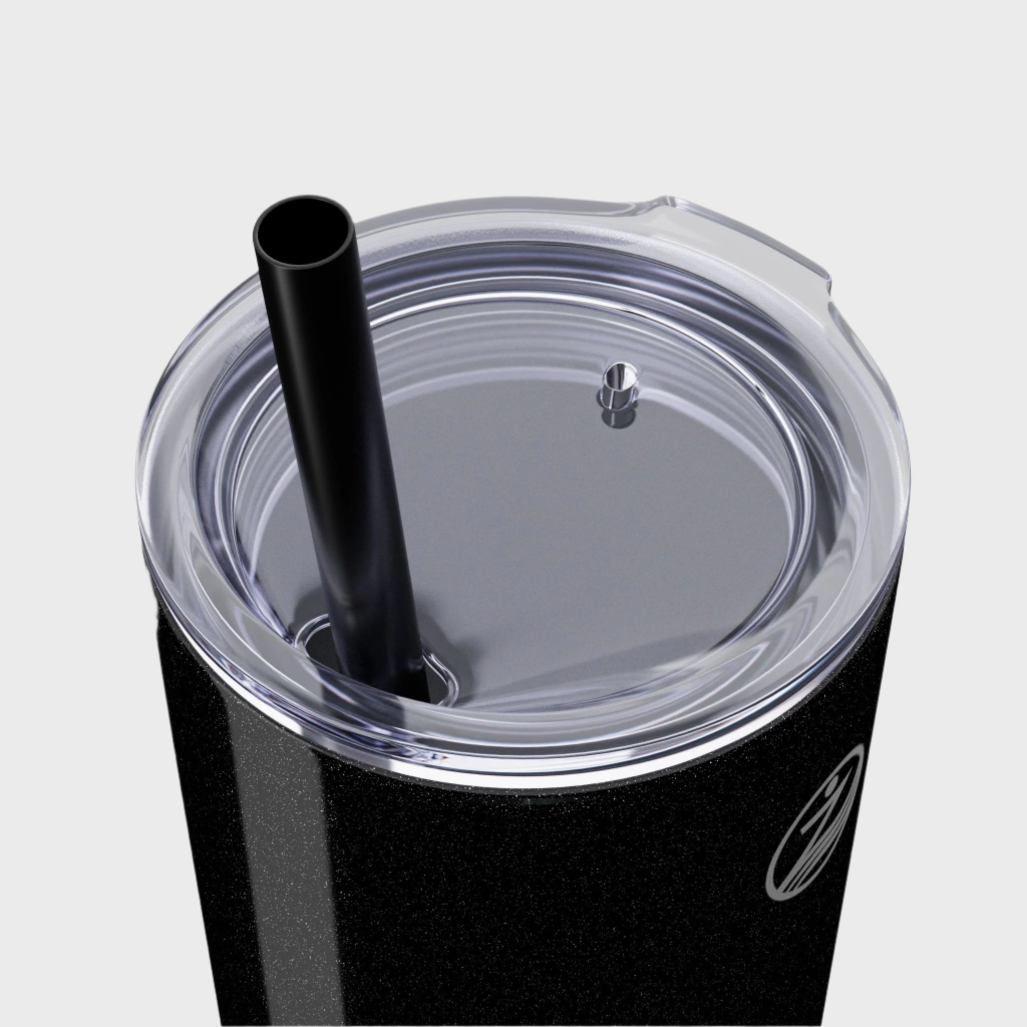 Sleek White 20oz Skinny Tumbler with Straw - Perfect for Hydration on the Go