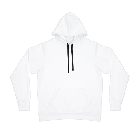 Classic White Athletic Hoodie - Perfect for Sports & Casual Wear