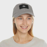 Stylish Dad Hat with Leather Patch - Casual Fashion Accessory