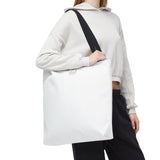 Minimalist White Tote Bag - Versatile Everyday Essential