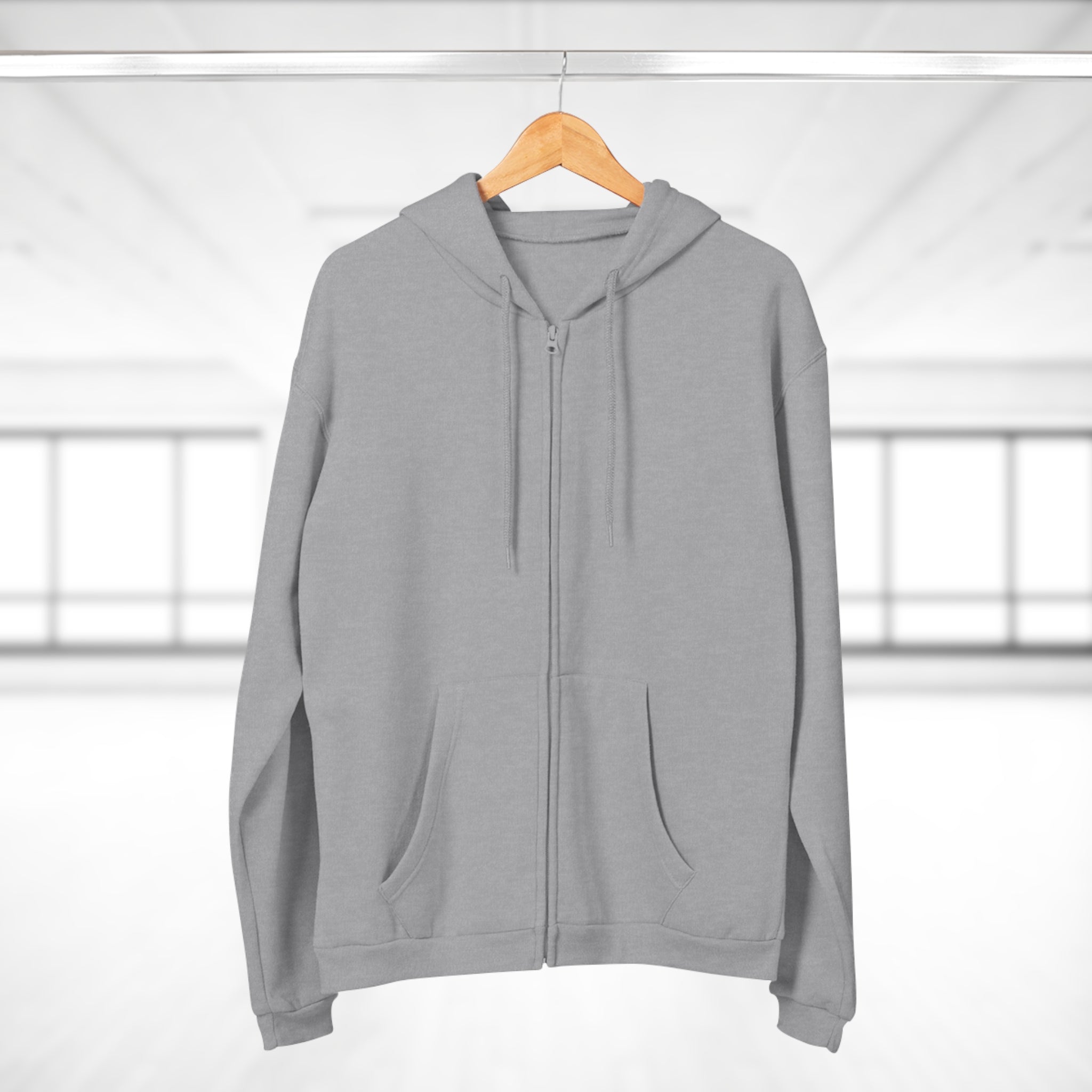 Unisex Zip Sweatshirt - Cozy Everyday Layer for All Occasions