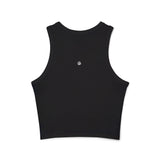 Versatile Women's Micro Rib Racer Tank Top - Perfect for Layering or Casual Outings