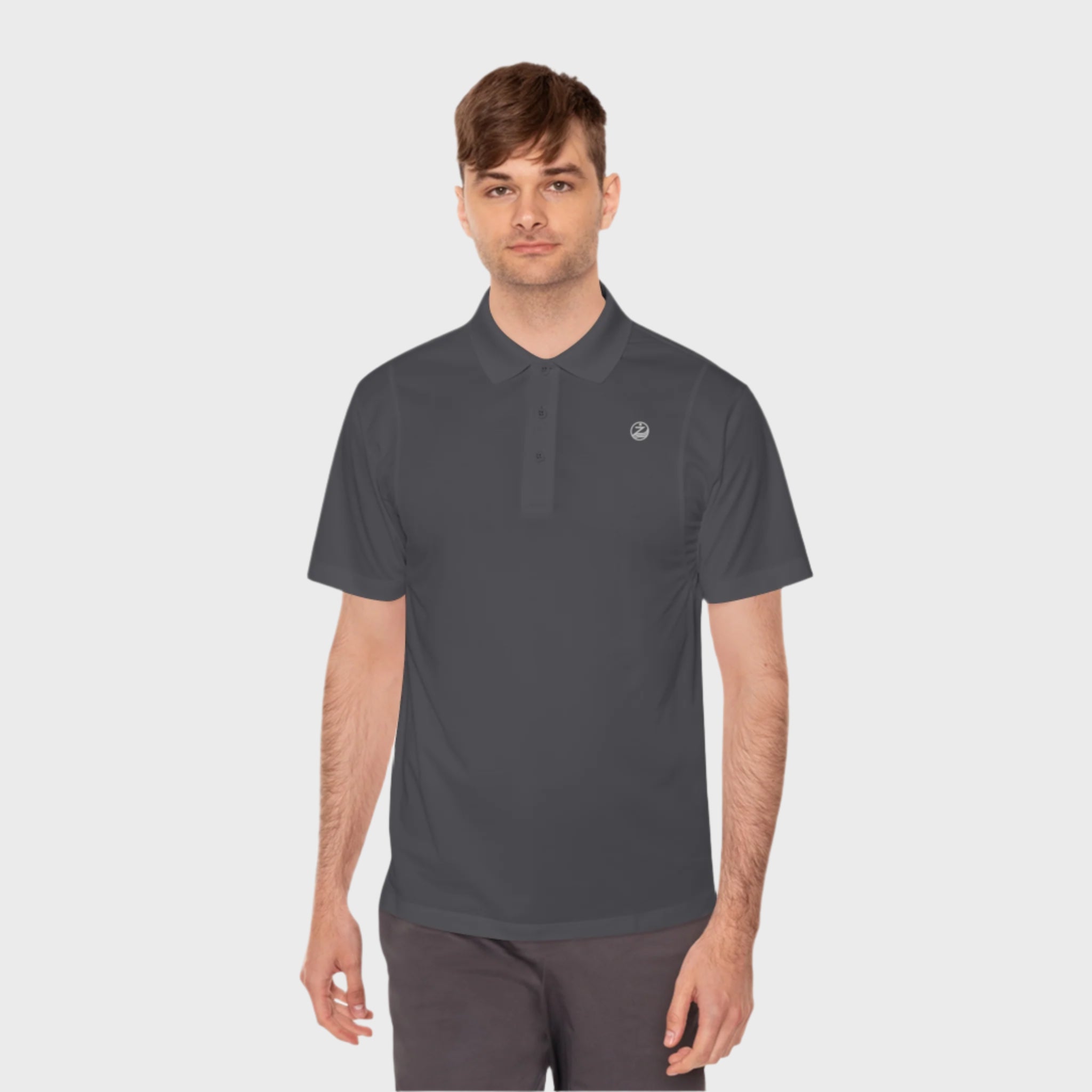 Men's Sport Polo Shirt - Breathable Athletic Wear for Active Lifestyle