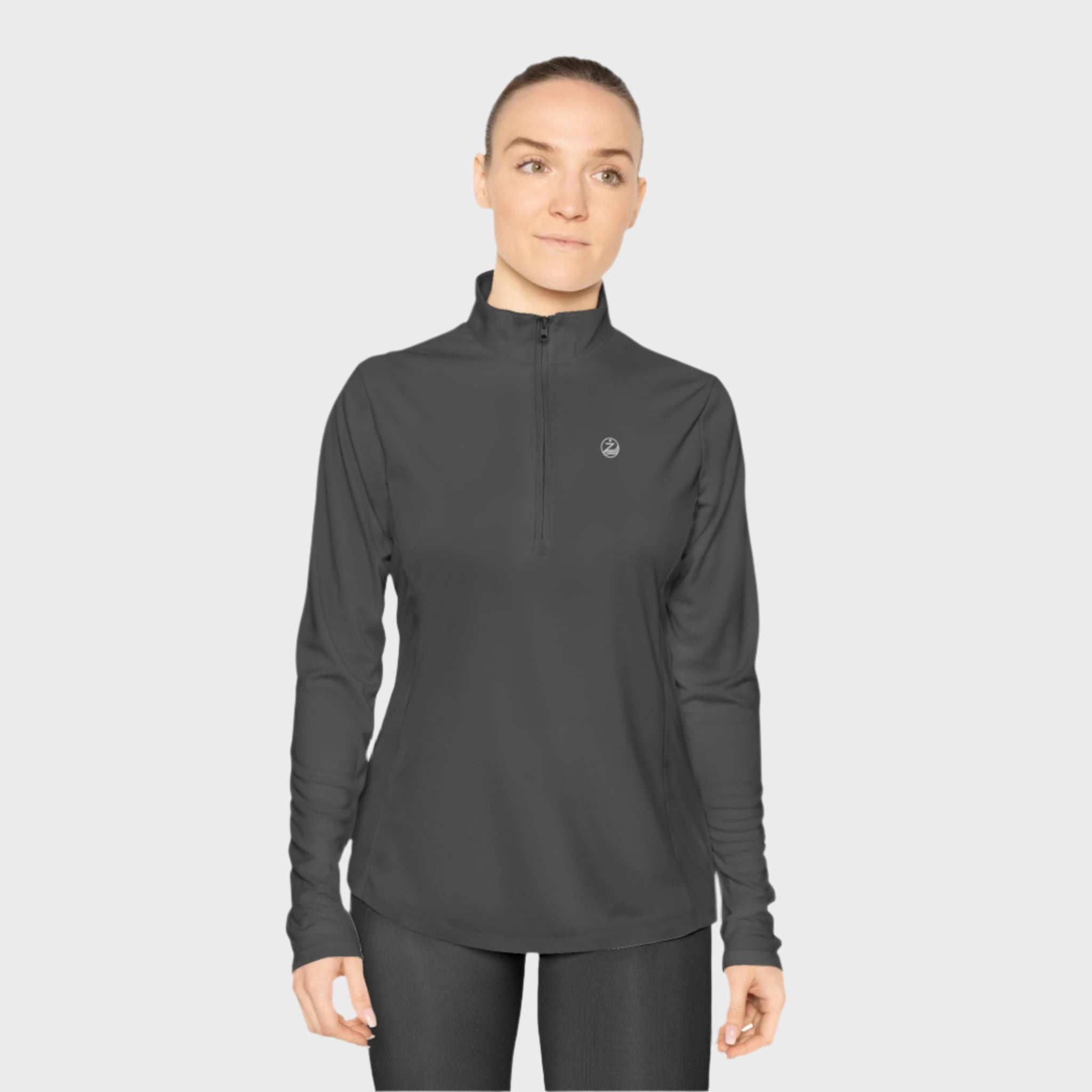 Stylish Ladies Quarter-Zip Pullover - Perfect for Casual Outings & Active Days