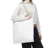 Minimalist White Tote Bag - Versatile Everyday Essential