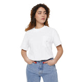 Unisex Heavy Cotton Pocket Tee - Casual Comfort for Everyday Wear